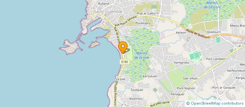 localisation de l'entreprise SANCHEZ LOISIRS à PENMARCH