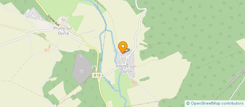 localisation de l'entreprise SANCHEZ MENUISERIE BOIS  VILLOTTE-SUR-OURCE