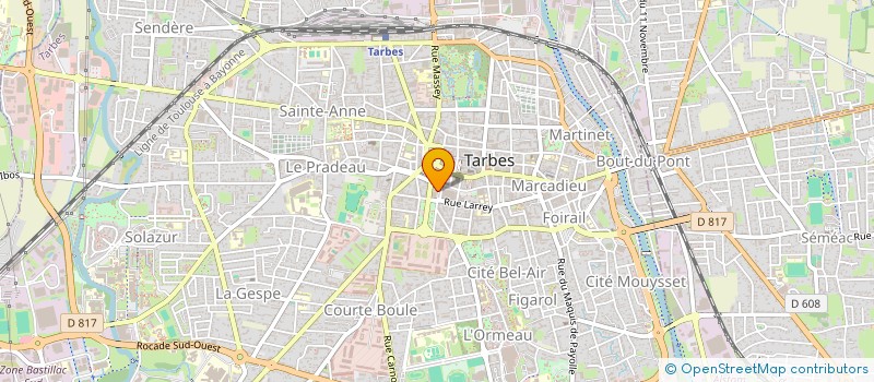 localisation de l'entreprise SANCHEZ ORTHOPEDIE SAS à TARBES