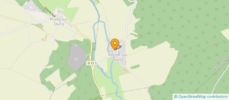 localisation de l'entreprise SANCHEZ PERE ET FILS à VILLOTTE-SUR-OURCE