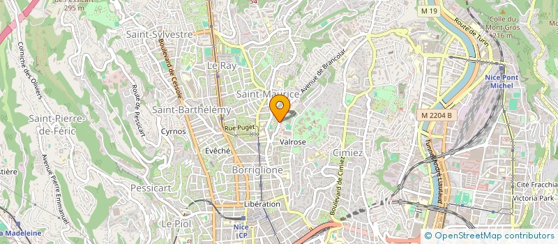localisation de l'entreprise SANCHEZ SITBON à NICE