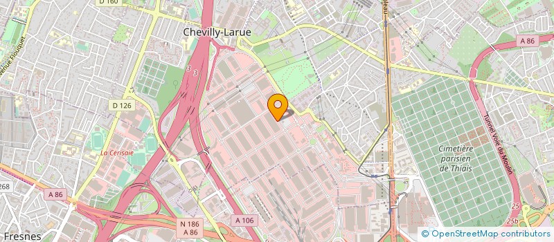 localisation de l'entreprise SANCHO FRUITS  CHEVILLY-LARUE