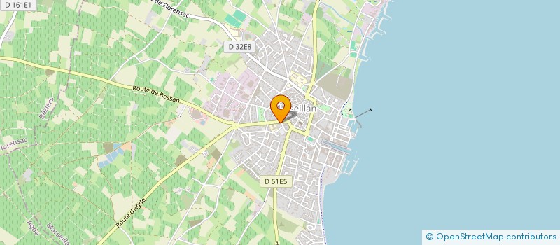 localisation de l'entreprise SANCHO PIZZA à MARSEILLAN