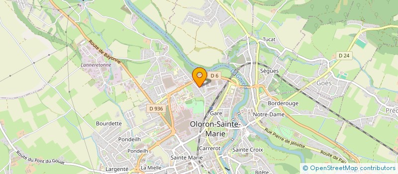 localisation de l'entreprise SANCHO SOUSSI  OLORON-SAINTE-MARIE