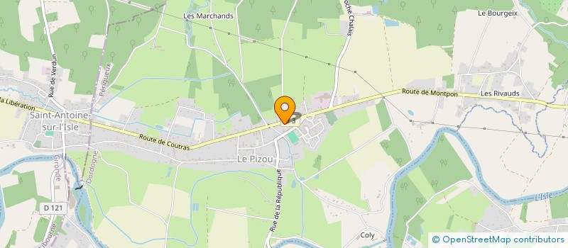 localisation de l'entreprise SANCHOU  LE PIZOU