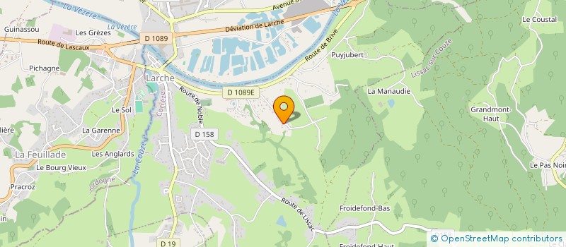 localisation de l'entreprise SANCO  LARCHE