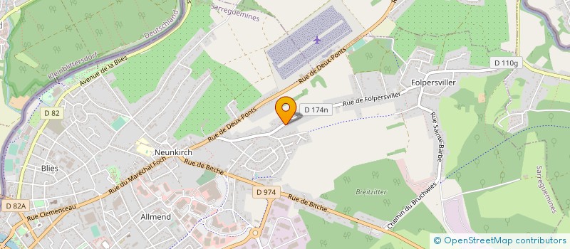 localisation de l'entreprise SANCO à SARREGUEMINES