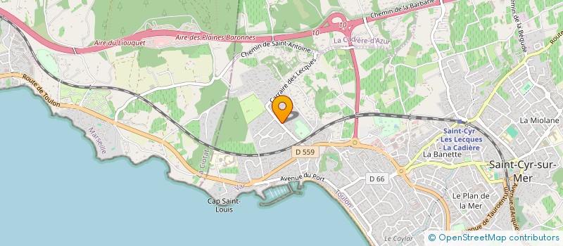 localisation de l'entreprise SANCORP à SAINT-CYR-SUR-MER