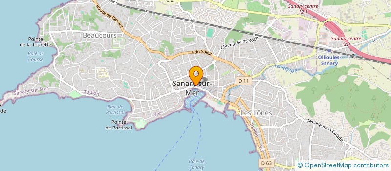 localisation de l'entreprise SANCT NAZARI à SANARY-SUR-MER