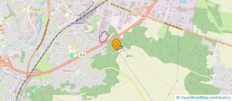 localisation de l'entreprise SANCTA GENOVEFA à SOISSONS