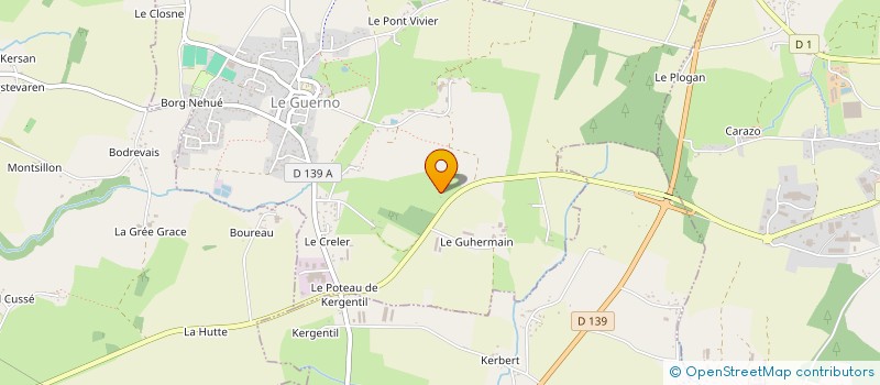 localisation de l'entreprise SANCTAE LUDOVICAE  LE GUERNO