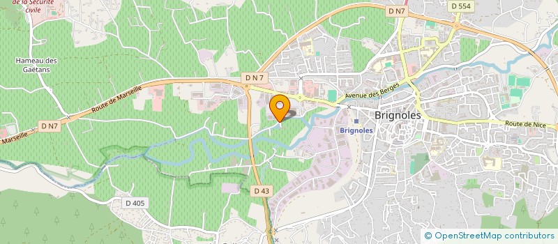 localisation de l'entreprise SANCTALIA  BRIGNOLES