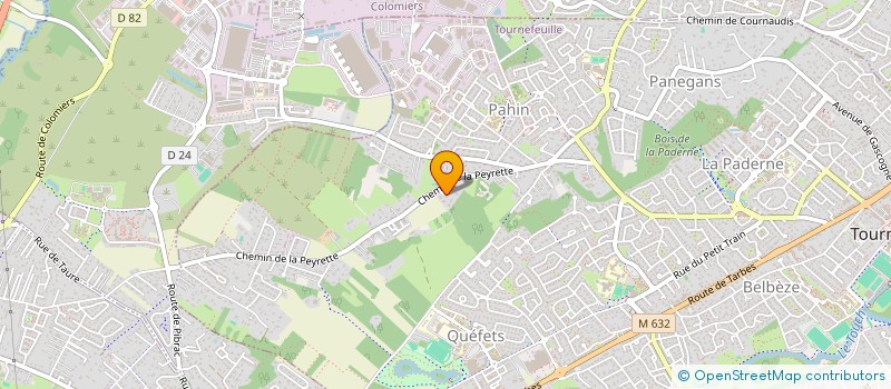 localisation de l'entreprise SANCTI  TOURNEFEUILLE