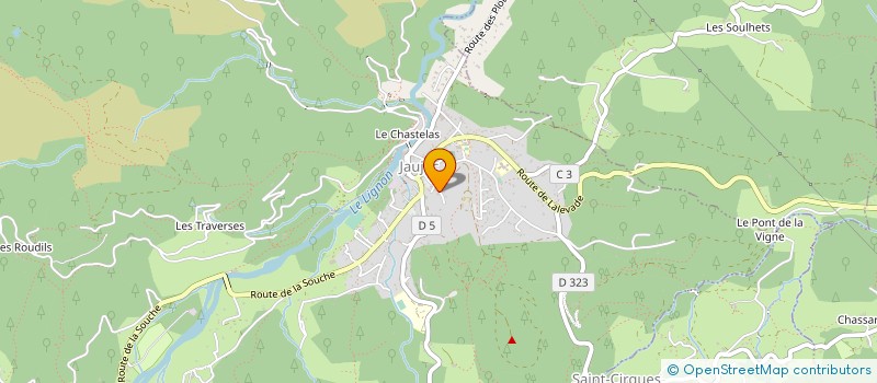 localisation de l'entreprise SANCTI BONETI  JAUJAC