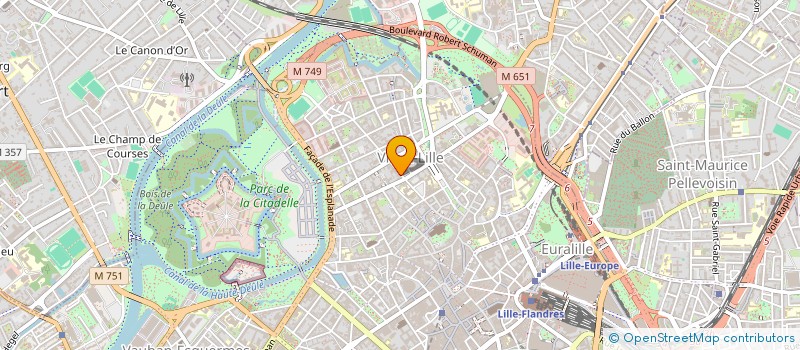 localisation de l'entreprise SANCTI SPIRITUS à LILLE