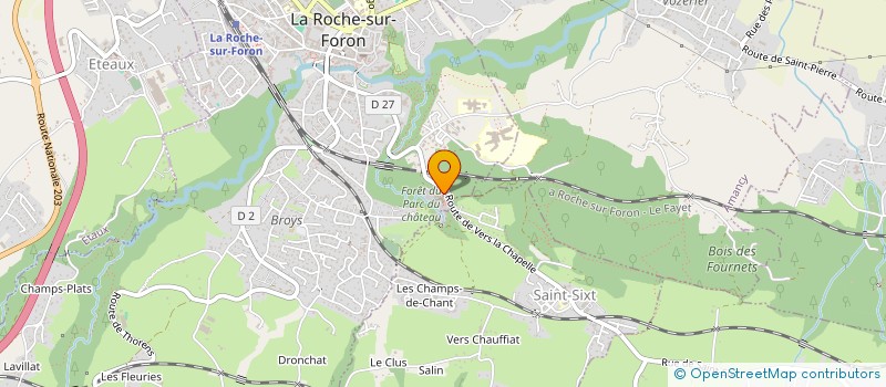 localisation de l'entreprise SANCTUAIRE BENITE FONTAINE  LA ROCHE-SUR-FORON