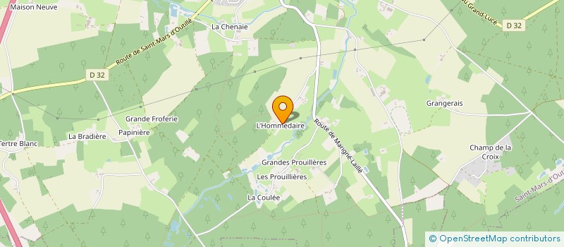 localisation de l'entreprise SANCTUAIRE LES MEUH'EUREUSES à SAINT MARS D OUTILLE