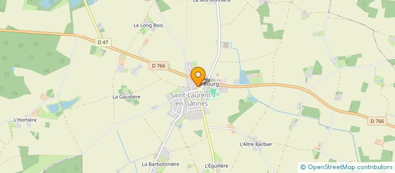 localisation de l'entreprise SANCTUS LAURENTUS GASTINA  SAINT-LAURENT-EN-GATINES