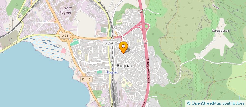 localisation de l'entreprise SANCY  ROGNAC