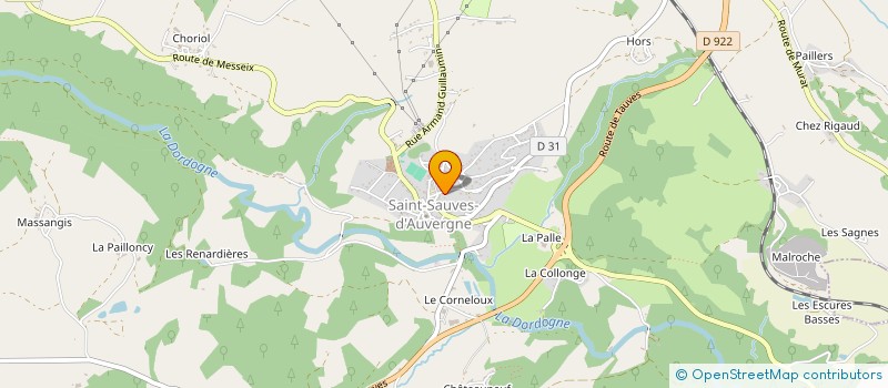 localisation de l'entreprise SANCY CHAVANON FOOT  SAINT-SAUVES-D AUVERGNE