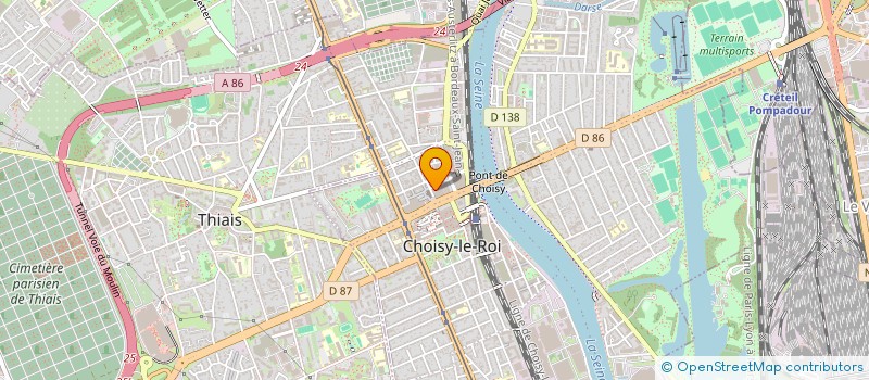 localisation de l'entreprise SANCY EVENTS à CHOISY-LE-ROI