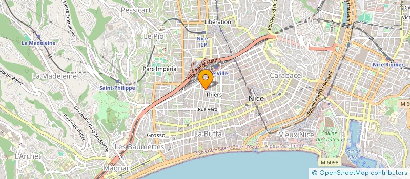 localisation de l'entreprise SANCY GROUP  NICE