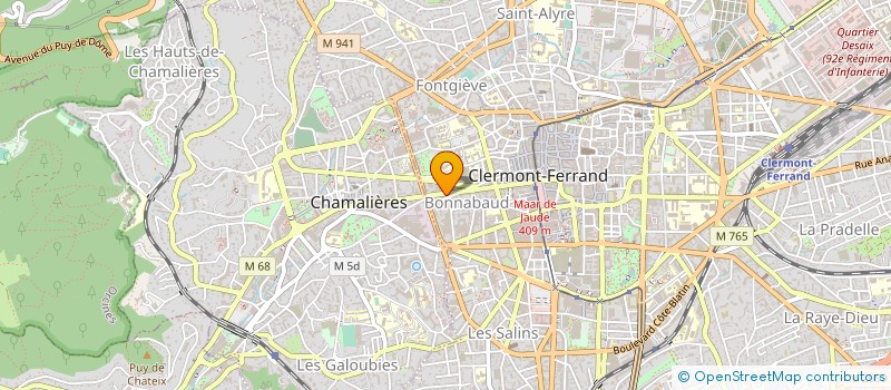 localisation de l'entreprise SANCY OUTDOOR PRODUCTION  CEYRAT