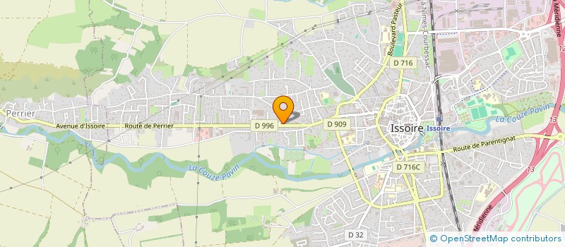 localisation de l'entreprise SANCY PHARM  ISSOIRE