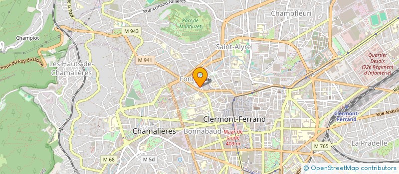 localisation de l'entreprise SANCYBIM à CLERMONT-FERRAND