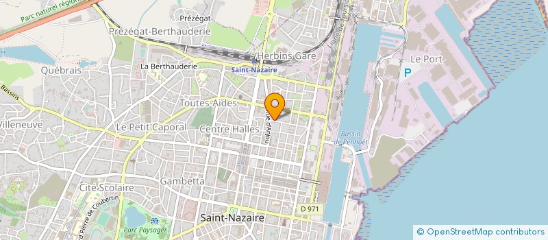 localisation de l'entreprise SAND à SAINT-NAZAIRE