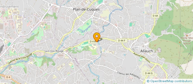 localisation de l'entreprise SAND  ALLAUCH