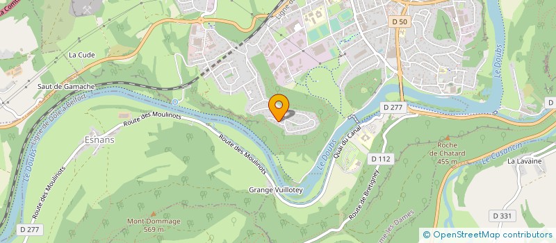 localisation de l'entreprise SAND ACADEMY  BAUME-LES-DAMES