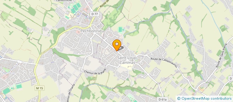 localisation de l'entreprise SAND'CAR SARL  SAINT-LOUP-CAMMAS