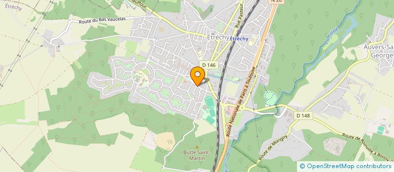 localisation de l'entreprise SAND ET COIFF  ETRECHY