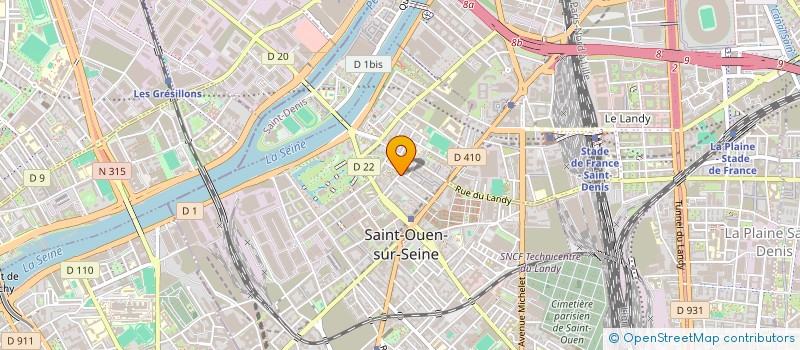 localisation de l'entreprise SAND FABRIK PARTICIPATIONS à SAINT-OUEN-SUR-SEINE