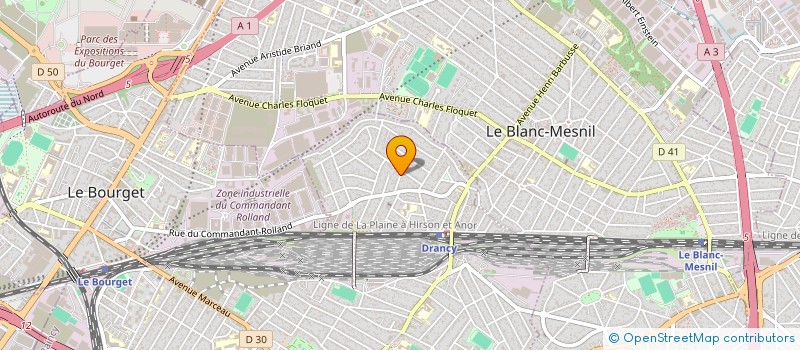 localisation de l'entreprise SAND & FILS à DRANCY