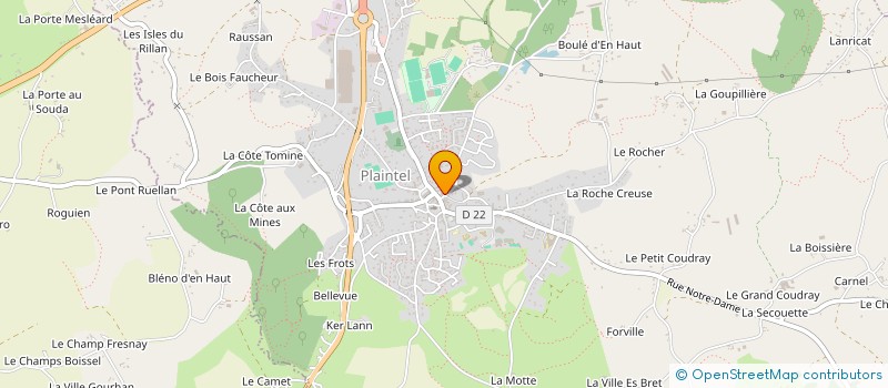 localisation de l'entreprise SAND-LO  PLAINTEL