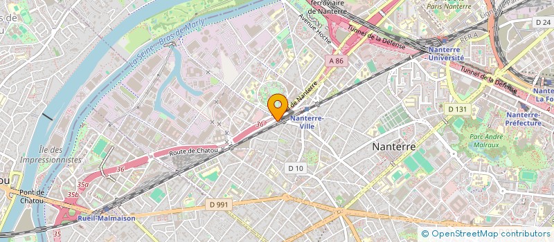 localisation de l'entreprise SAND'ORION  NANTERRE