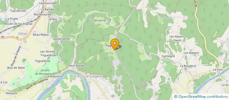 localisation de l'entreprise SAND-SHA  LA ROQUE-GAGEAC