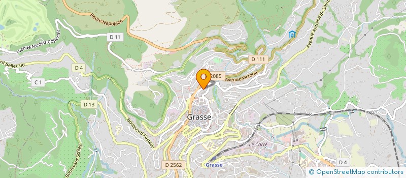 localisation de l'entreprise SANDA à GRASSE