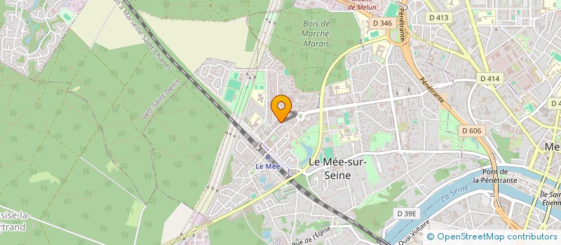 localisation de l'entreprise SANDAGA DISTRIBUTION à LE MEE-SUR-SEINE