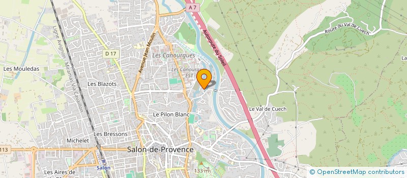 localisation de l'entreprise SANDAGARTS  SALON-DE-PROVENCE