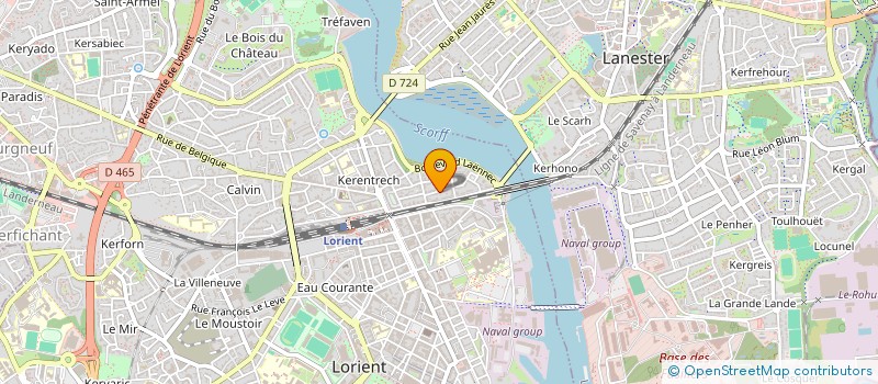 localisation de l'entreprise SANDALIPAS  LORIENT