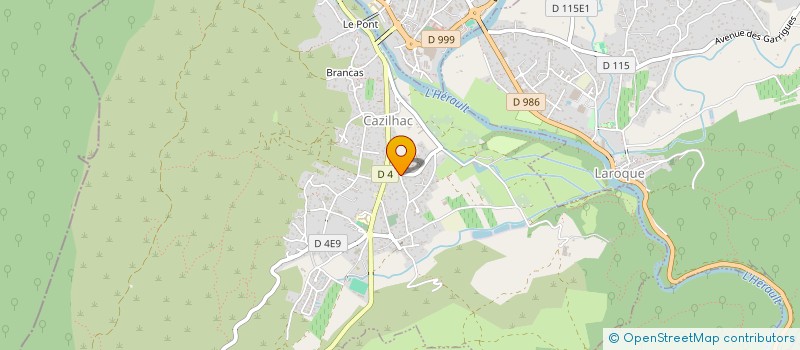 localisation de l'entreprise SANDAPA à CAZILHAC