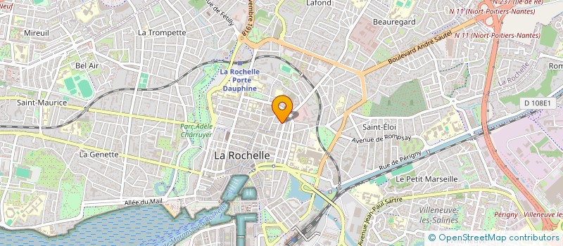 localisation de l'entreprise SANDARCAM  LA ROCHELLE