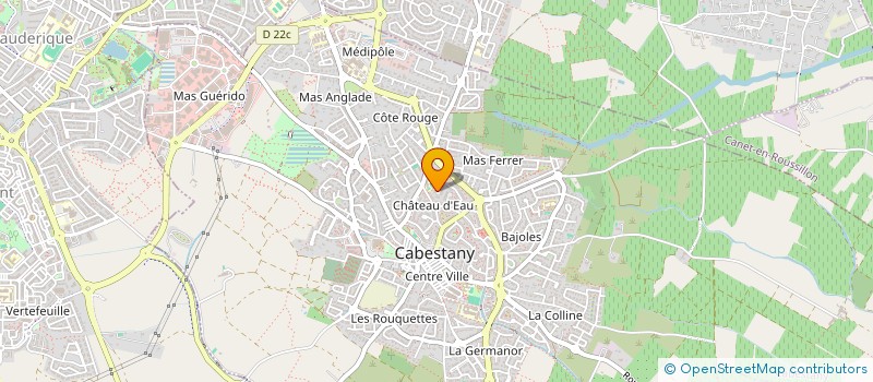 localisation de l'entreprise SANDAXEMAR  CABESTANY