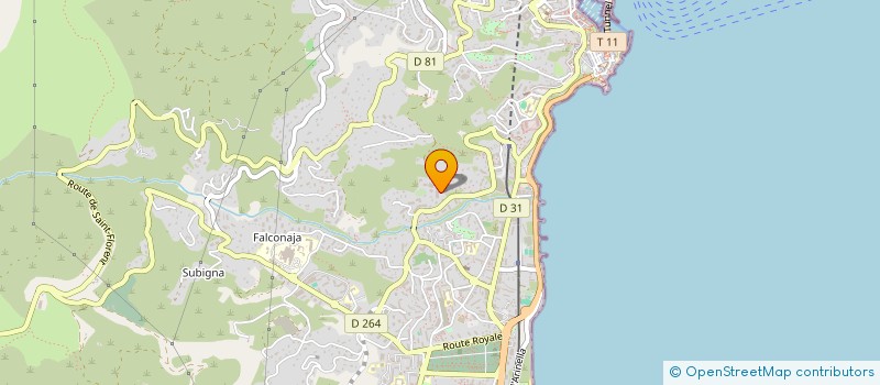 localisation de l'entreprise SANDBEA à BASTIA