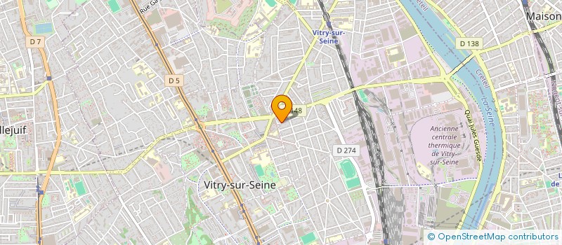 localisation de l'entreprise SANDBERG FILMS à VITRY-SUR-SEINE