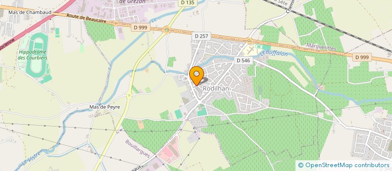 localisation de l'entreprise SANDCAT  RODILHAN