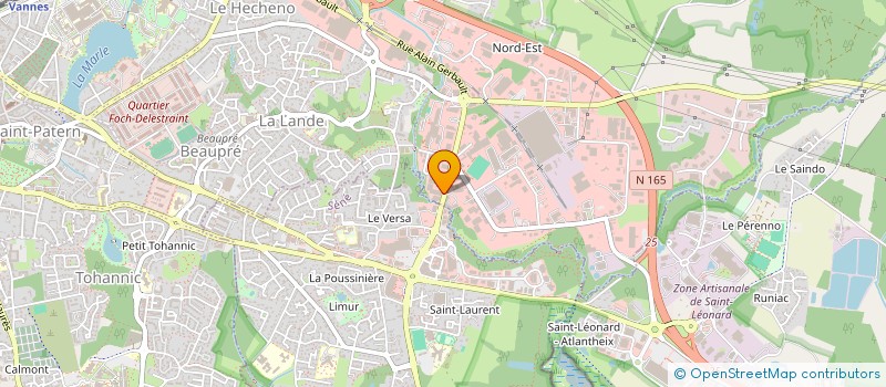 localisation de l'entreprise SANDDY à VANNES